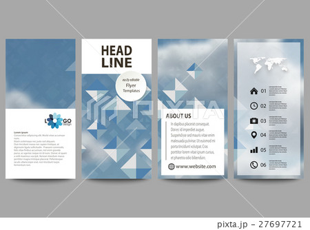 Flyers set, modern banners. Business templates 27697721
