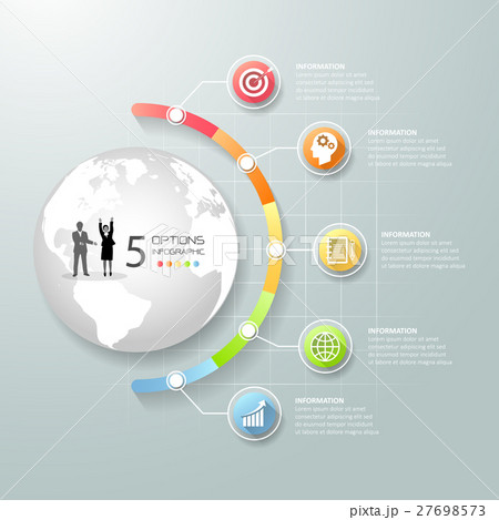 Business concept infographic template  27698573