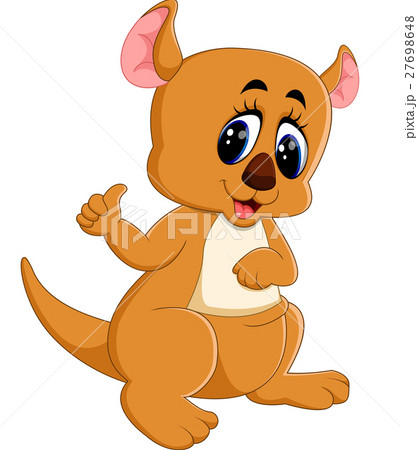 Cute kangaroo cartoon Cute kangaroo cartoon 27698648