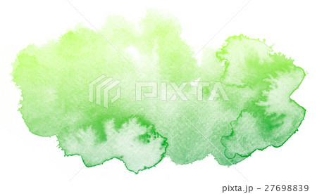 Abstract green watercolor on white background. 27698839