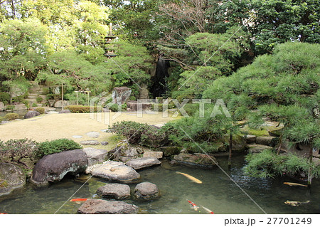 湯田温泉、旅館松田屋の庭園 27701249