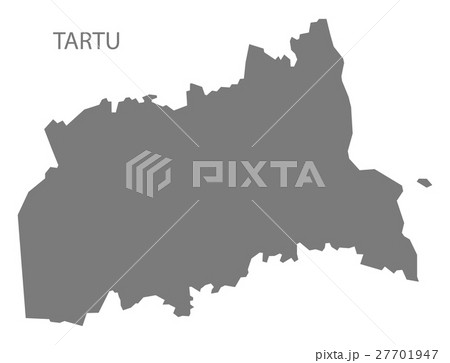 Tartu Estonia Map grey Tartu Estonia Map grey 27701947