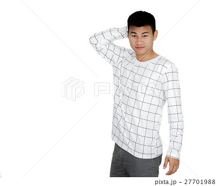 Portrait of a young handsome asian man 27701988