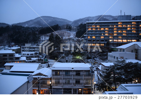 夜の塩原温泉街 夜の塩原温泉街 27703929