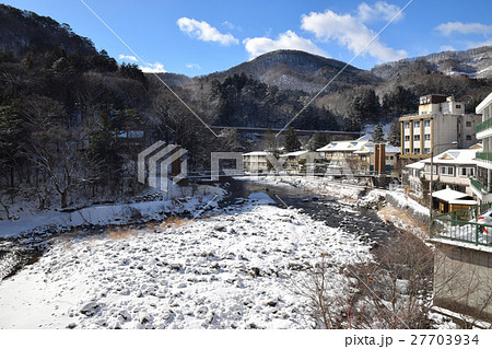 塩原畑下温泉と箒川 塩原畑下温泉と箒川 27703934