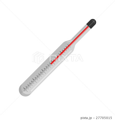 Thermometer Vector Icon in Flat Style Design 27705015