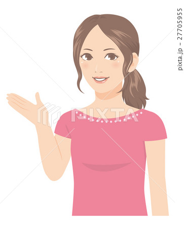 女性の表情 27705955