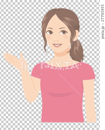 女性の表情 27705955