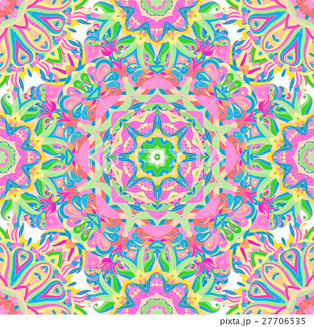 Seamless, vector, bright, ornate pattern with Seamless, vector, bright, ornate pattern with 27706535