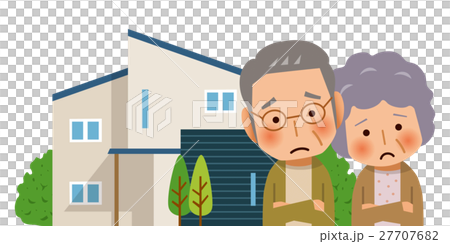 Senior couple troubling 27707682