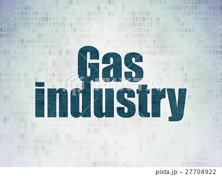Manufacuring concept: Gas Industry on Digital Data 27708922
