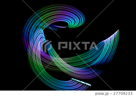 Abstract freezelight curves. Made by lights 27709233