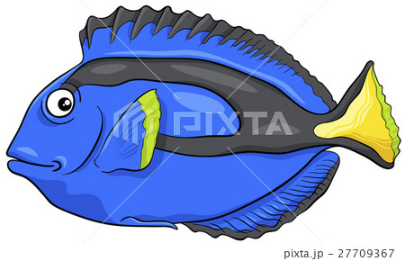 blue tang fish character blue tang fish character 27709367