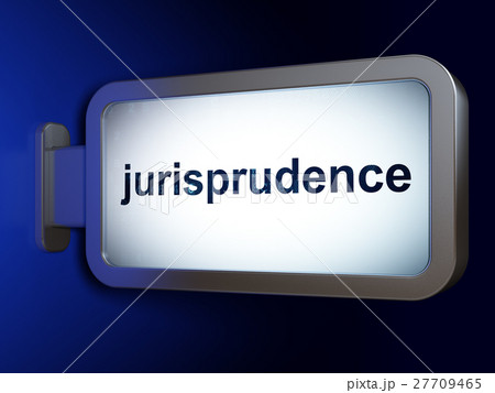Law concept: Jurisprudence on billboard background 27709465