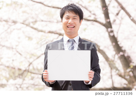 桜　ビジネスマン 27711336