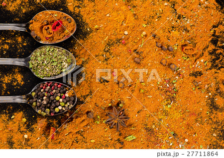 Herbs and spices selection - cooking, healthy Herbs and spices selection - cooking, healthy 27711864