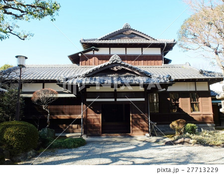 代官山の名所旧朝倉家住宅の正面玄関 代官山の名所旧朝倉家住宅の正面玄関 27713229