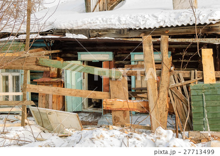 Abandoned old house in Tyumen. Russia Abandoned old house in Tyumen. Russia 27713499