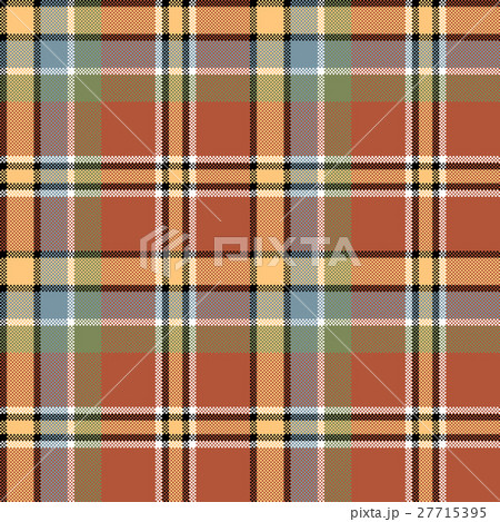 Brown beige fabric texture square pixel seamless 27715395
