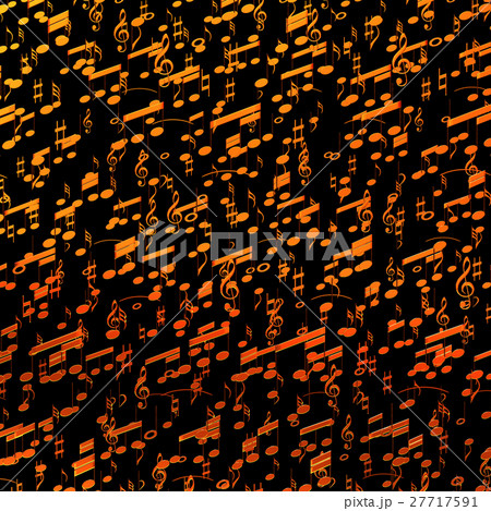 3d illustration of musical notes 27717591