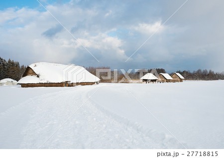 雪原の三内丸山遺跡 27718815