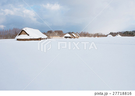 雪原の三内丸山遺跡 27718816
