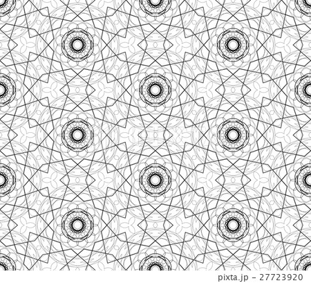 Complicated vector seamless black white background Complicated vector seamless black white background 27723920