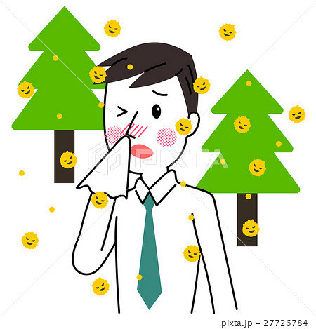 花粉症　男性 27726784