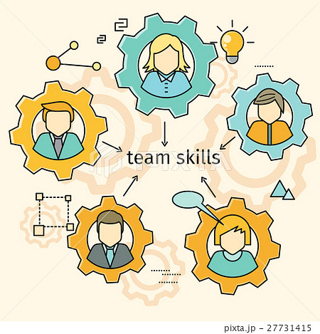 Team Skills Banner. Avatar in Gear. Team Skills Banner. Avatar in Gear. 27731415