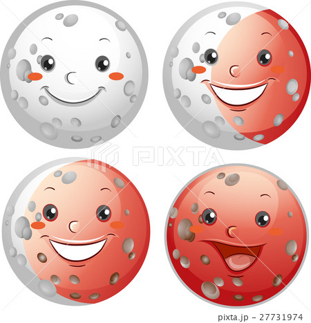 Moon Lunar Eclipse Mascots 27731974