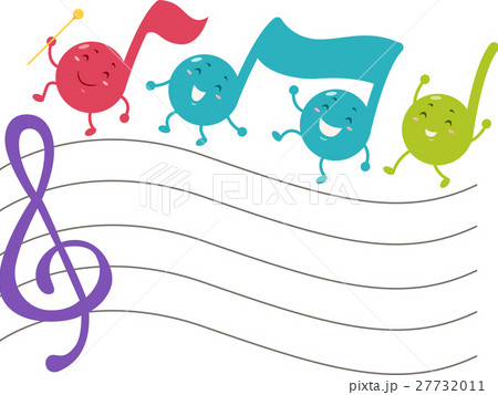 Musical Notes Mascot March Musical Notes Mascot March 27732011