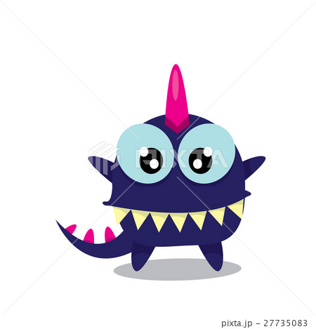 Vector cartoon funny dragon. Cartoon Dinosaur. Vector cartoon funny dragon. Cartoon Dinosaur. 27735083