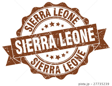 Sierra Leone round ribbon seal Sierra Leone round ribbon seal 27735239