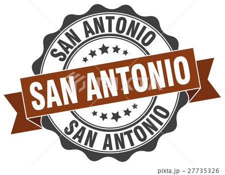 San Antonio round ribbon seal 27735326