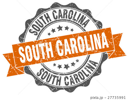 South Carolina round ribbon seal 27735991