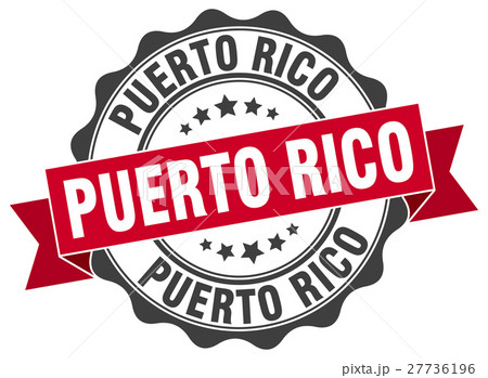 Puerto Rico round ribbon seal Puerto Rico round ribbon seal 27736196