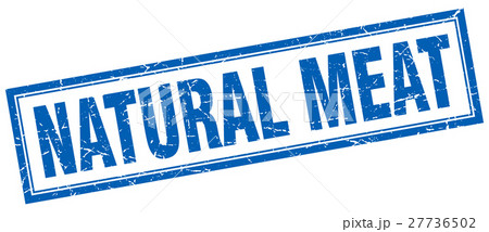 natural meat square stamp natural meat square stamp 27736502