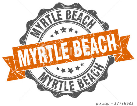 Myrtle Beach round ribbon seal 27736932