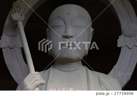 信州の文化財 名匠 守屋貞治の高弟 渋谷藤兵衛の石仏 延命地蔵大菩薩 頭部拡大(下諏訪町慈雲寺) 信州の文化財 名匠 守屋貞治の高弟 渋谷藤兵衛の石仏 延命地蔵大菩薩 頭部拡大(下諏訪町慈雲寺) 27738906