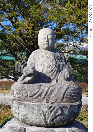 信州の文化財 守屋貞治の父 守屋孫兵衛の石仏 地蔵菩薩像（駒ヶ根市北