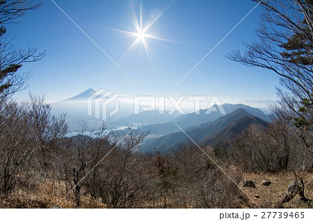 御坂黒岳から見た富士山 27739465