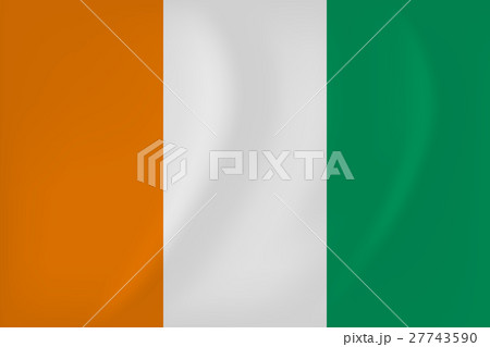 Cote d Ivoire waving flag Cote d Ivoire waving flag 27743590