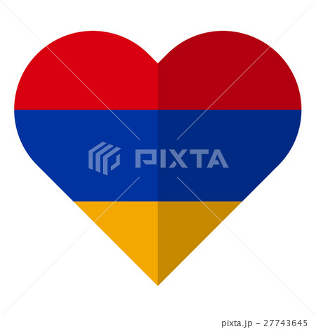 Armenia flat heart flag Armenia flat heart flag 27743645