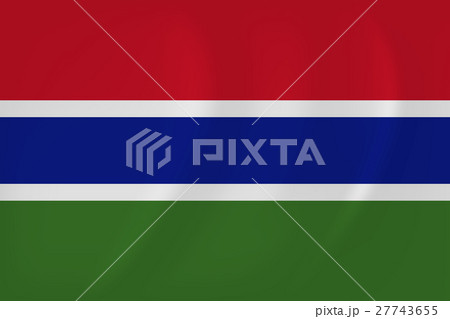 Gambia waving flag Gambia waving flag 27743655