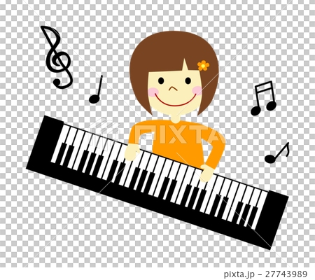 ピアノを弾く女の子 27743989