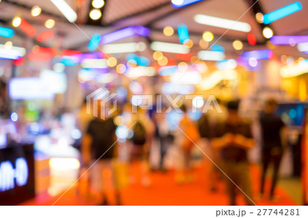 Abstract blur people walking Abstract blur people walking 27744281