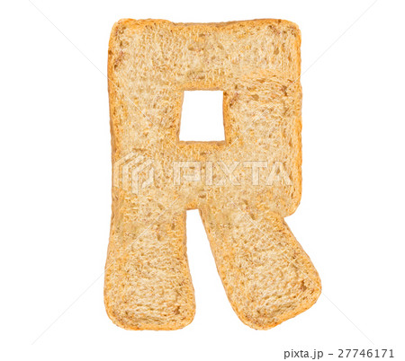 Isolate Bread Alphabet Isolate Bread Alphabet 27746171