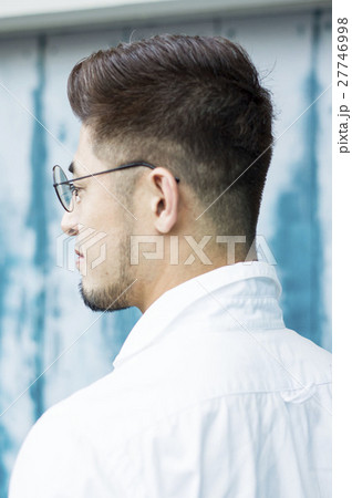 外国人風メンズスタイル9の写真素材