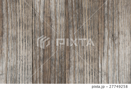 アンティーク ヴィンテージなイメージの古い木目テクスチャーパターン背景素材の写真素材