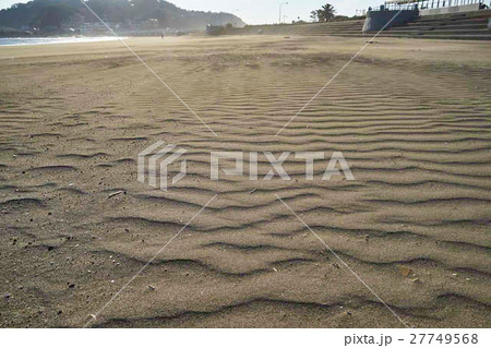 片瀬海岸の風紋 片瀬海岸の風紋 27749568